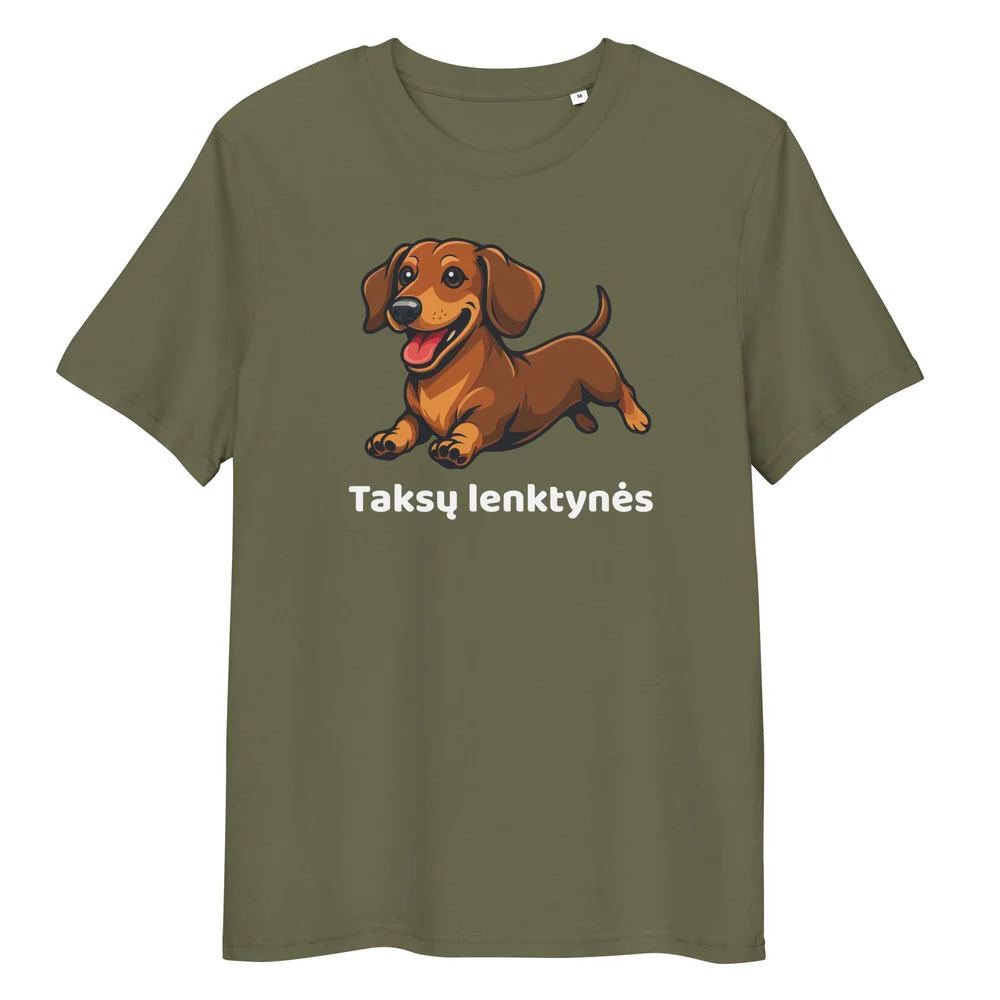 Ekologiškos medvilnės marškinėliai / Taksų lenktynės