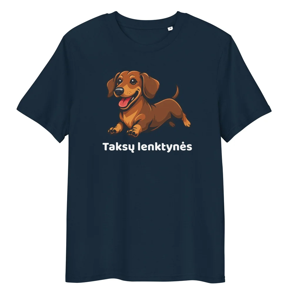 Ekologiškos medvilnės marškinėliai / Taksų lenktynės