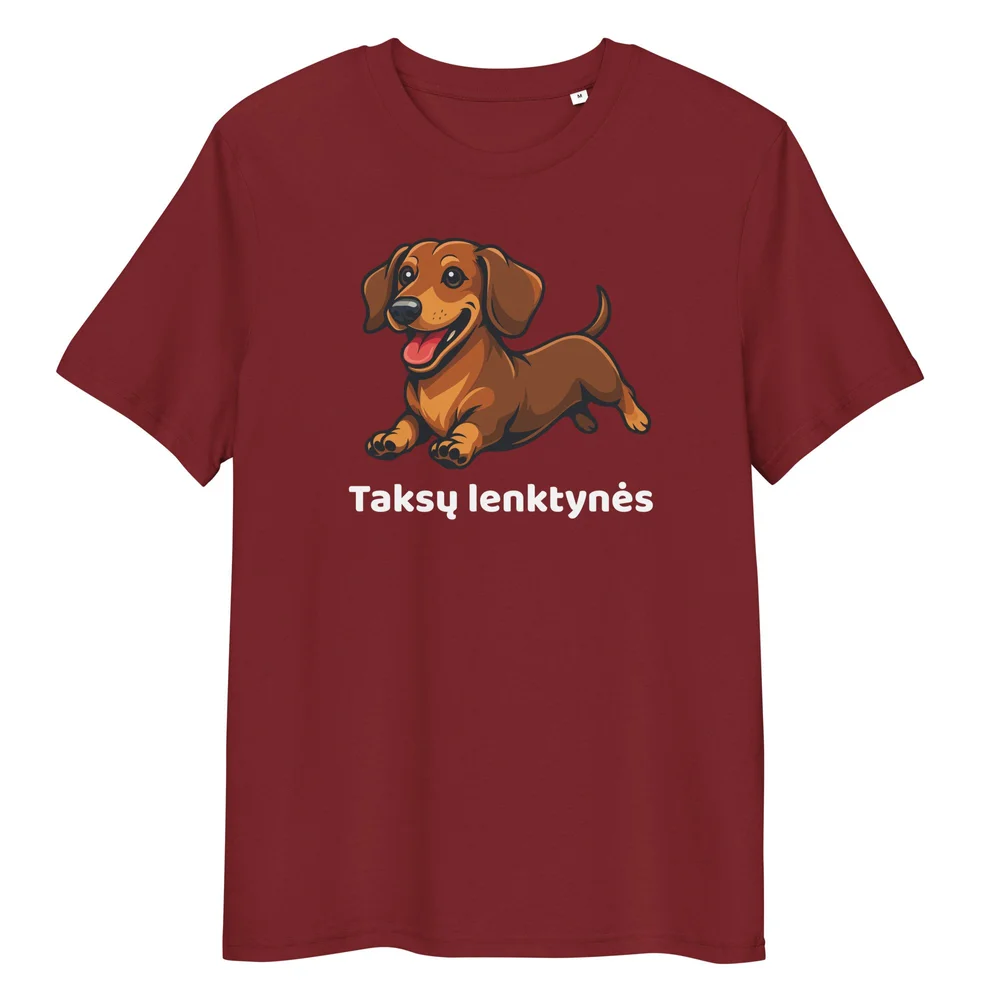 Ekologiškos medvilnės marškinėliai / Taksų lenktynės