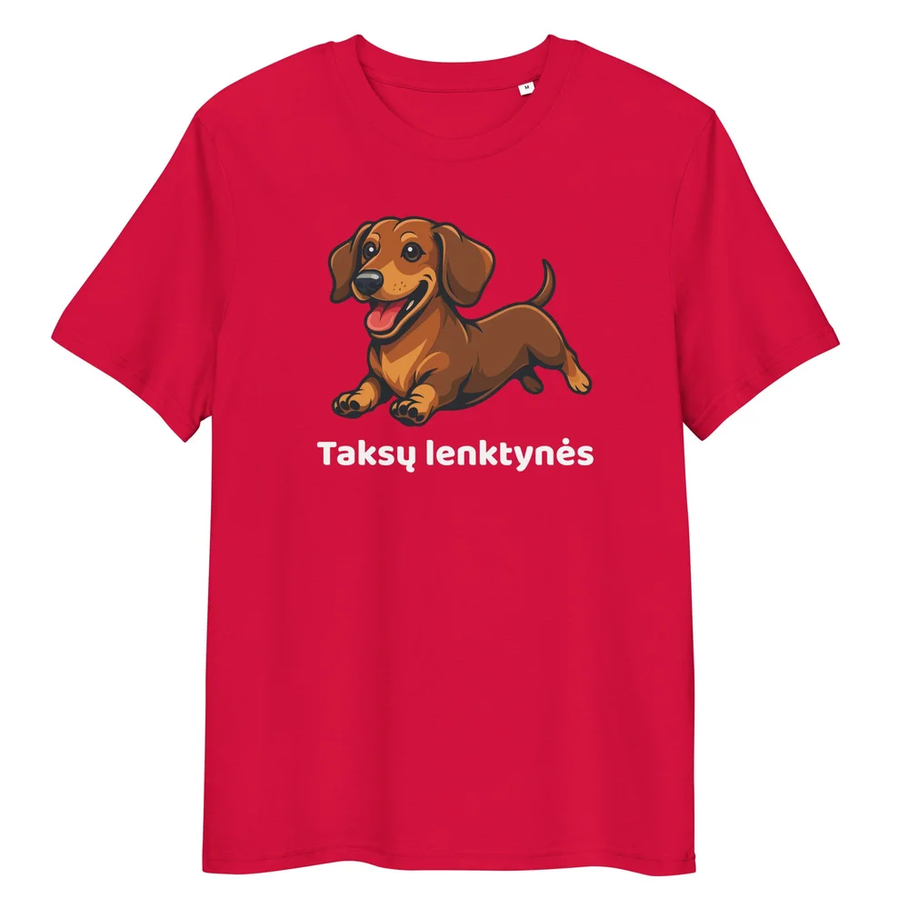 Ekologiškos medvilnės marškinėliai / Taksų lenktynės