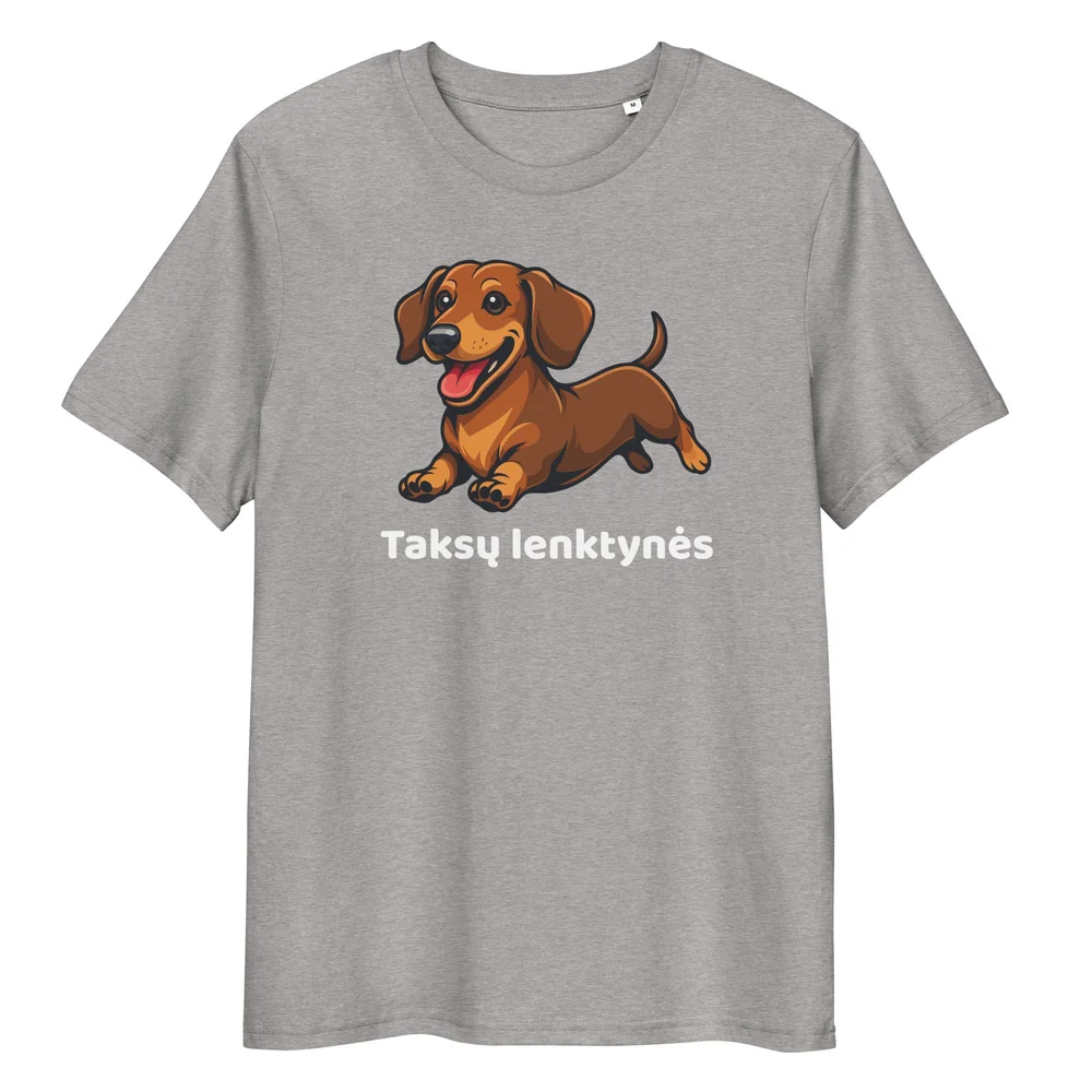 Ekologiškos medvilnės marškinėliai / Taksų lenktynės