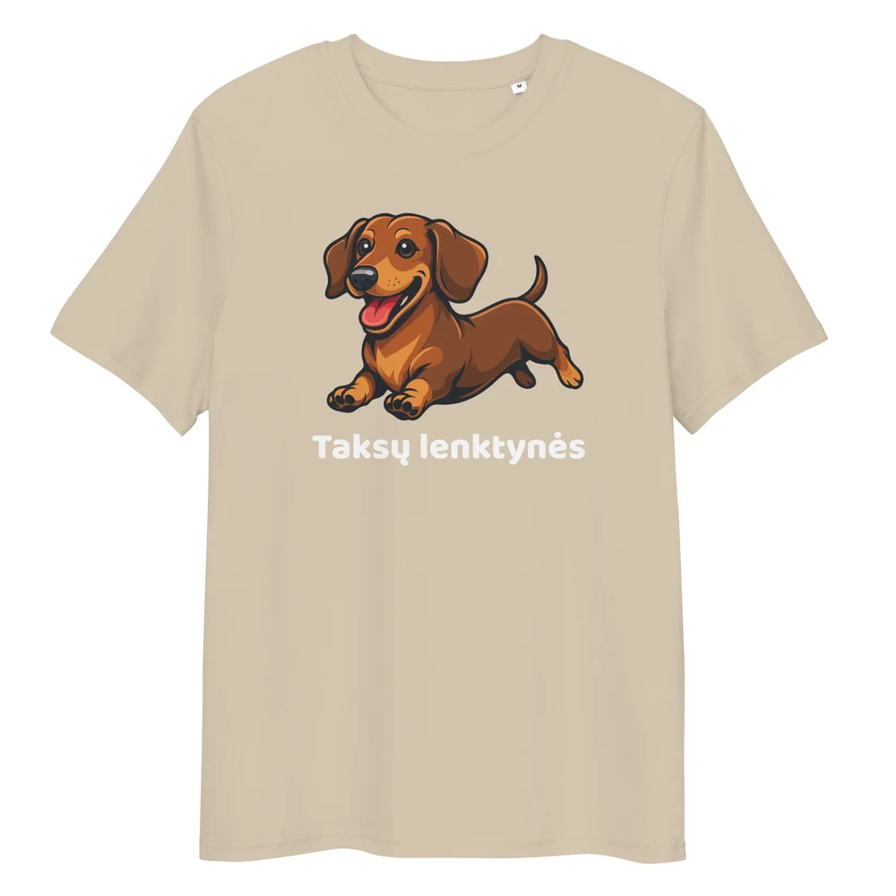 Ekologiškos medvilnės marškinėliai / Taksų lenktynės